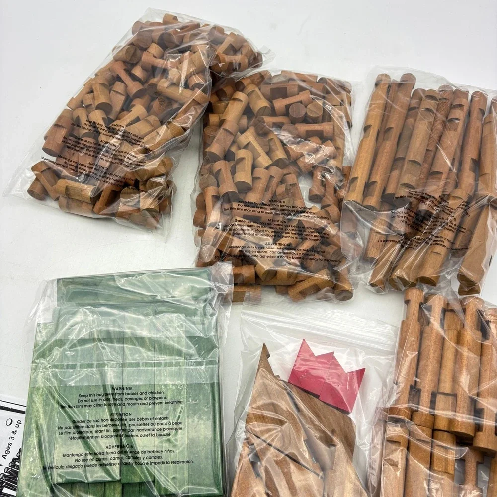 Tumble Tree Timbers Building Set 300 Pieces COMPLETE Maxim Enterprises 2021